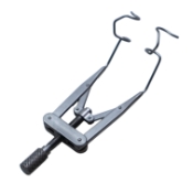 Lieberman Child V-Wire Speculum, Adjustable Mechanism, V-Shaped Style Open Wire Blades, Angled Downward Towards Towards The Temple, Blade Length 10mm, Overall Length 3" (76mm) 